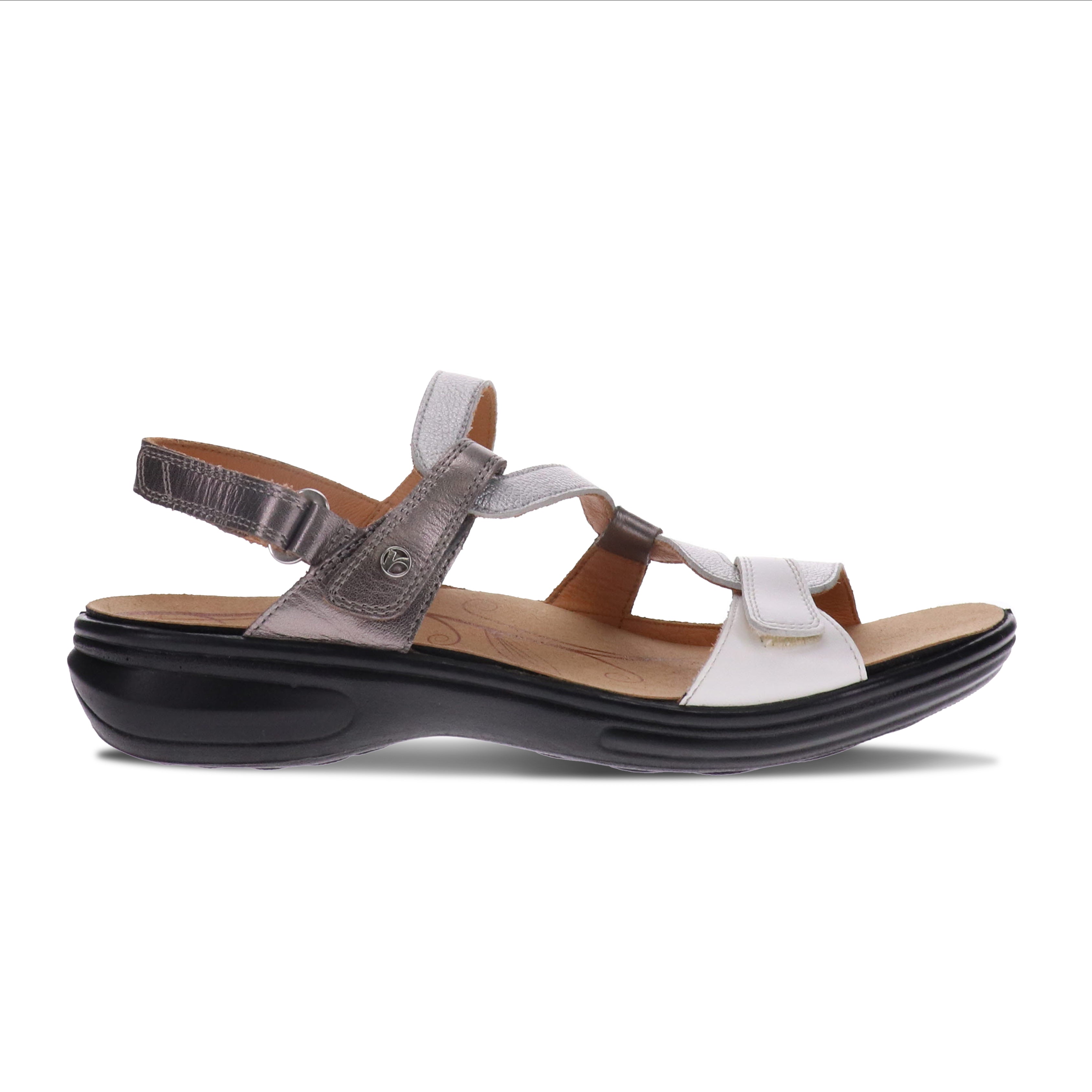 Emerald 3 Strap Leather Sandals