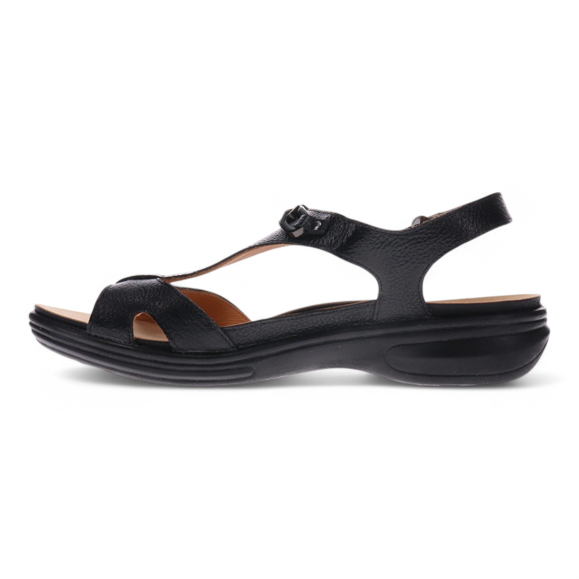 Santa Clara 3-Strap Adjustable Comfort Sandal - Effortless Comfort with Elegant Detail