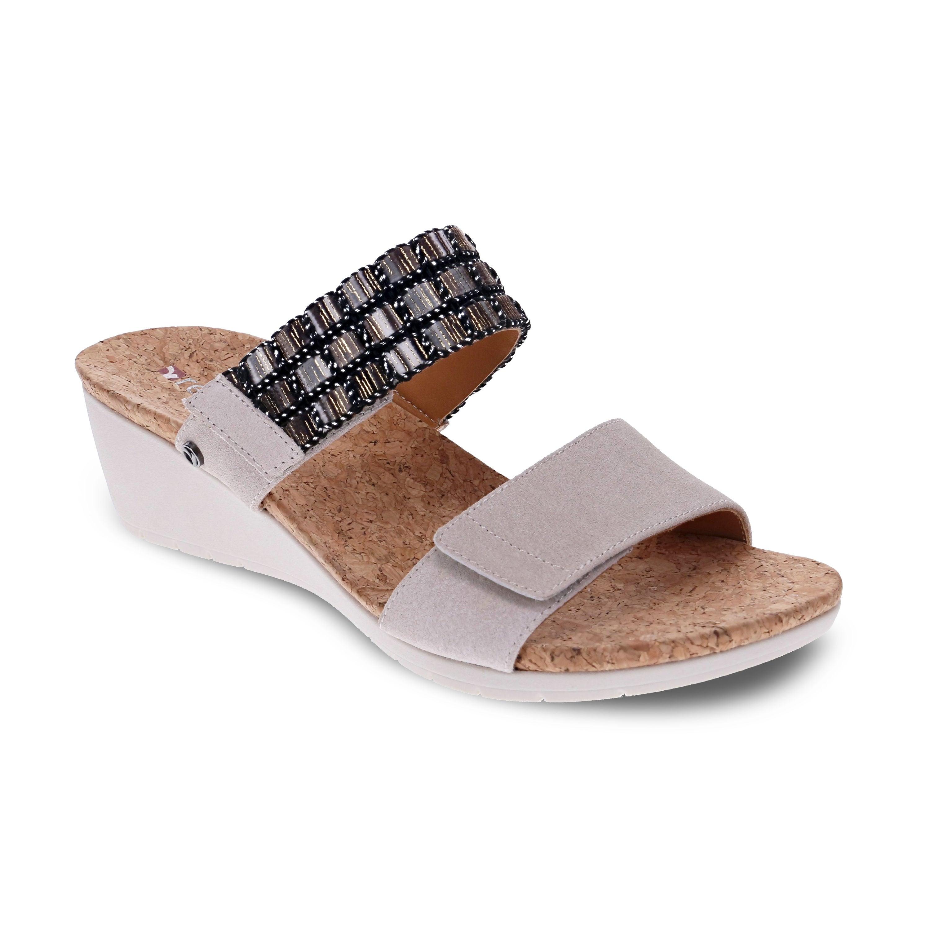 Sorrento Cork Wedges - Revere Shoes