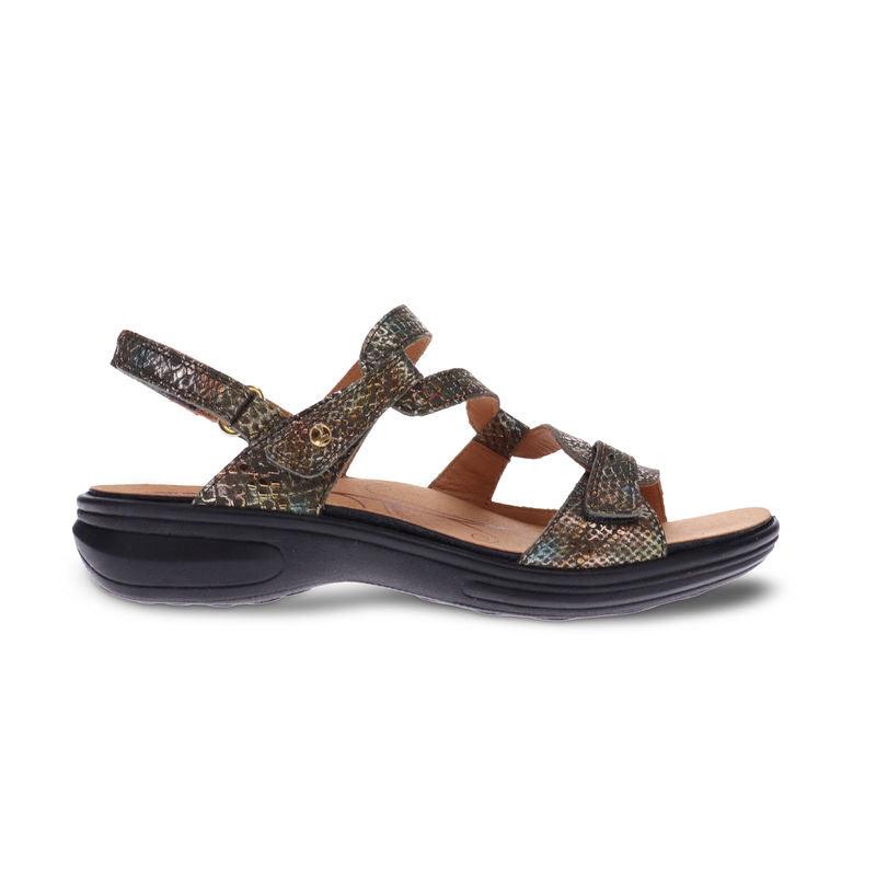 Emerald 3 Strap Leather Sandals - Seasonal - Revere Shoes