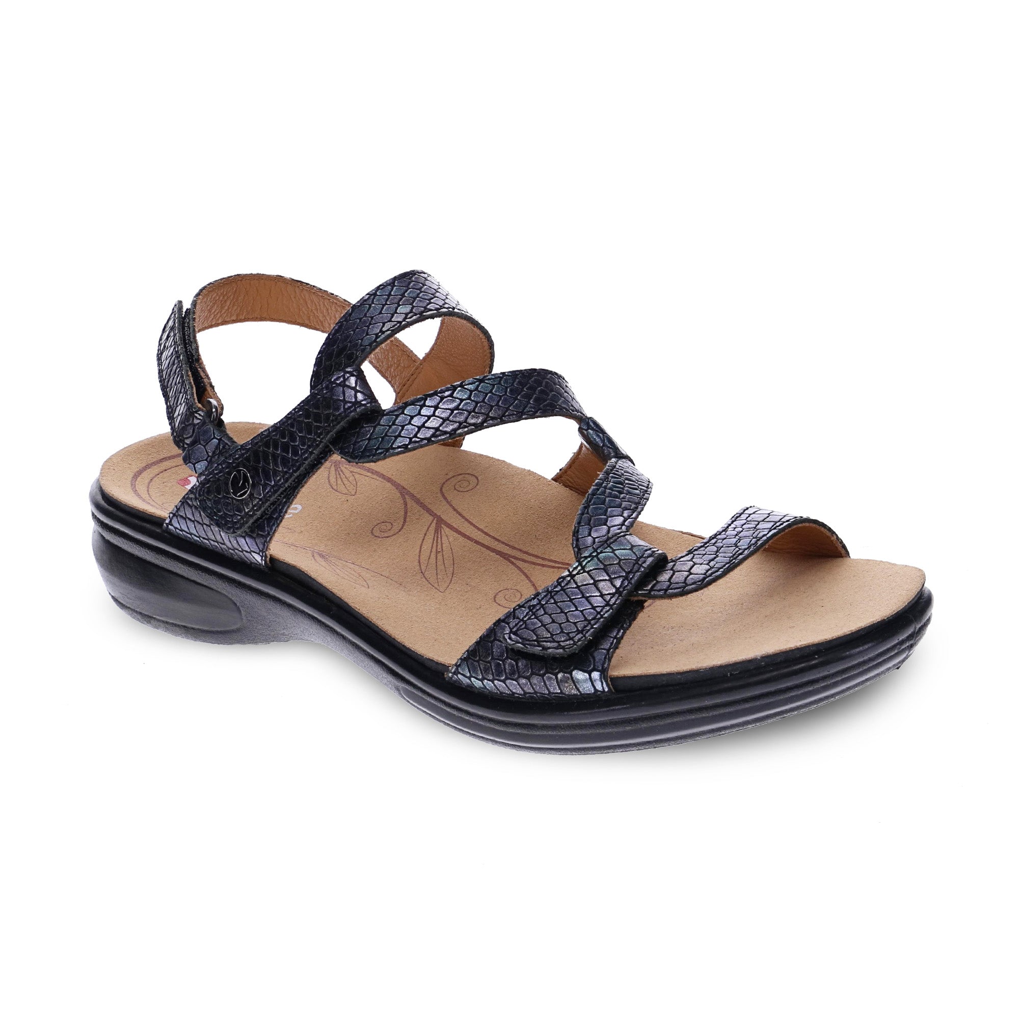 Emerald Adjustable Leather Sandals