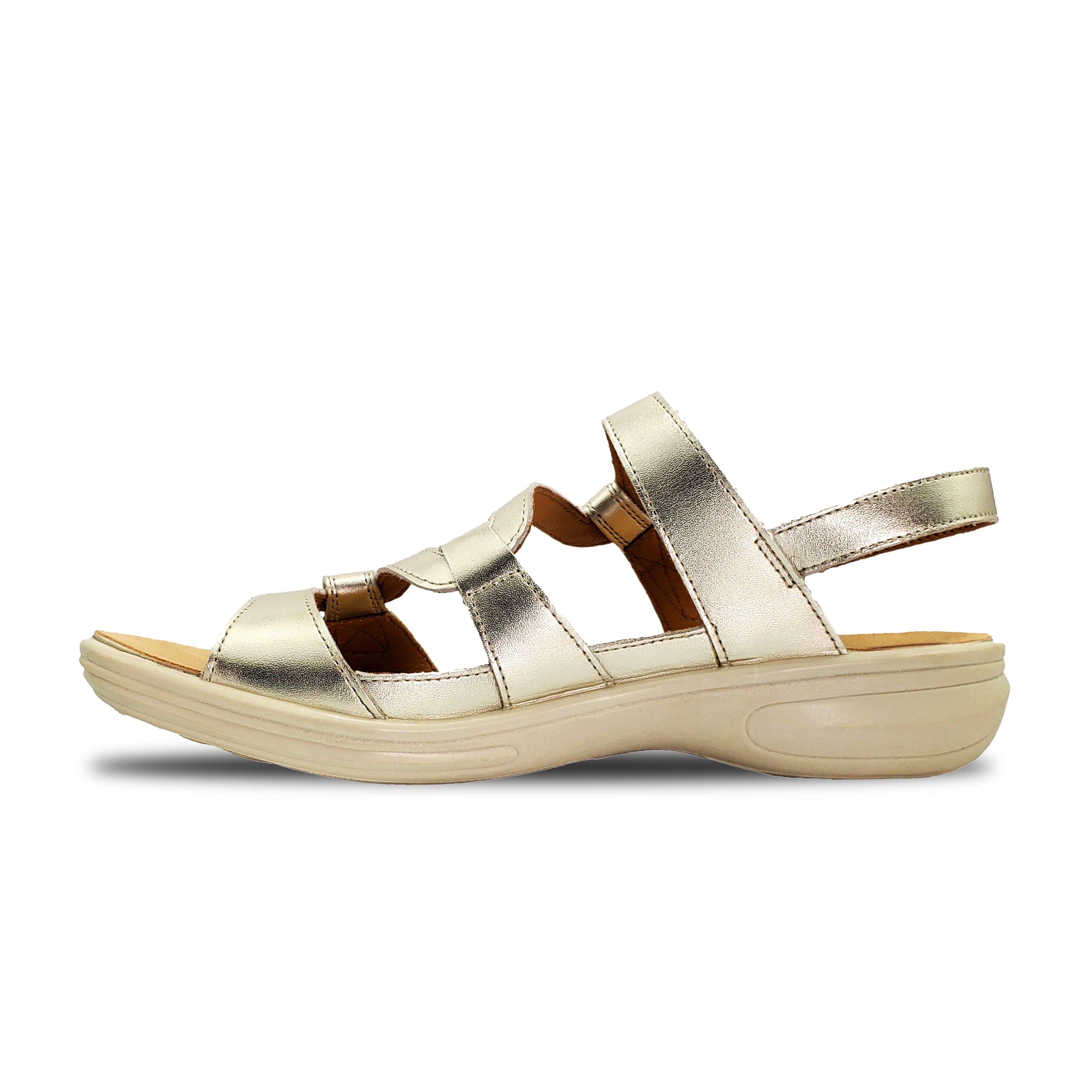 Emerald 3 Strap Leather Sandals - Seasonal - Revere Shoes