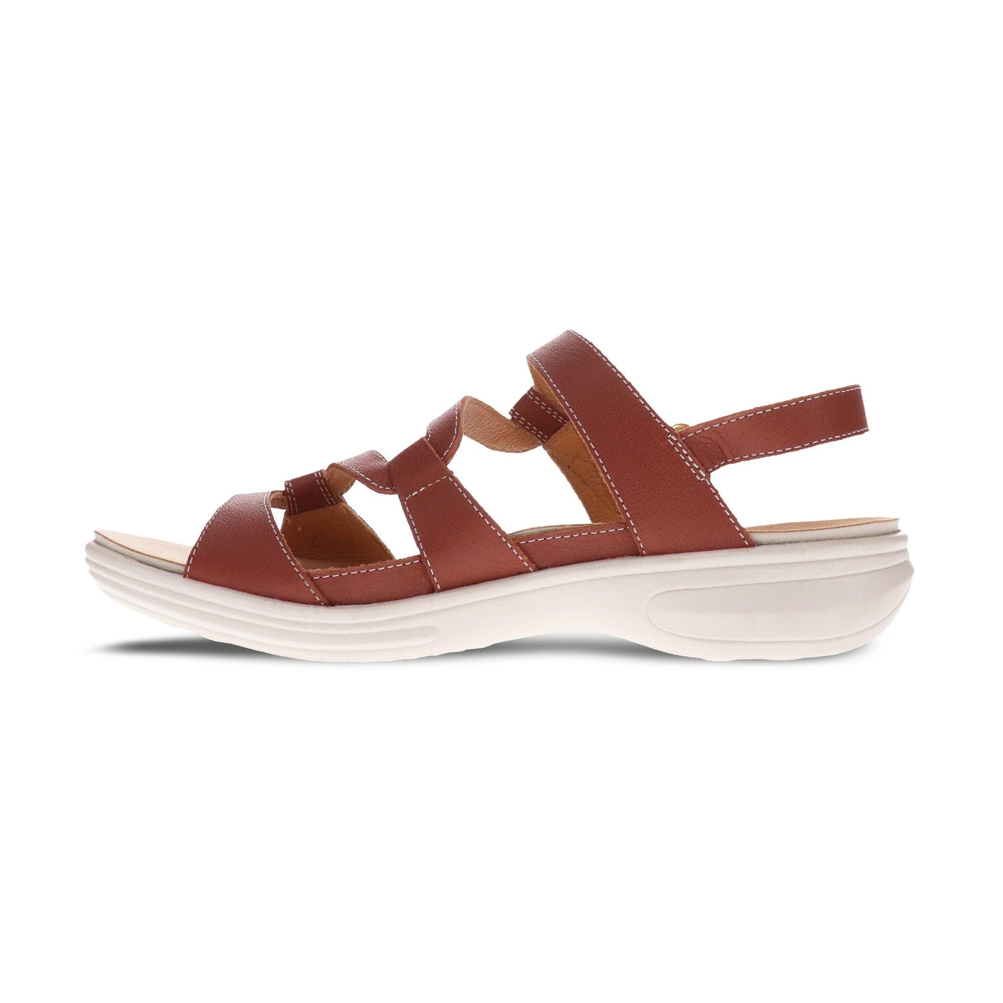 Emerald Adjustable Leather Sandals
