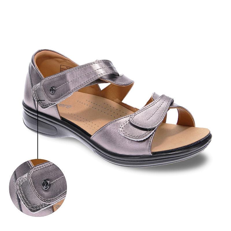 Geneva Closed Heel Leather Sandals - Revere Shoes