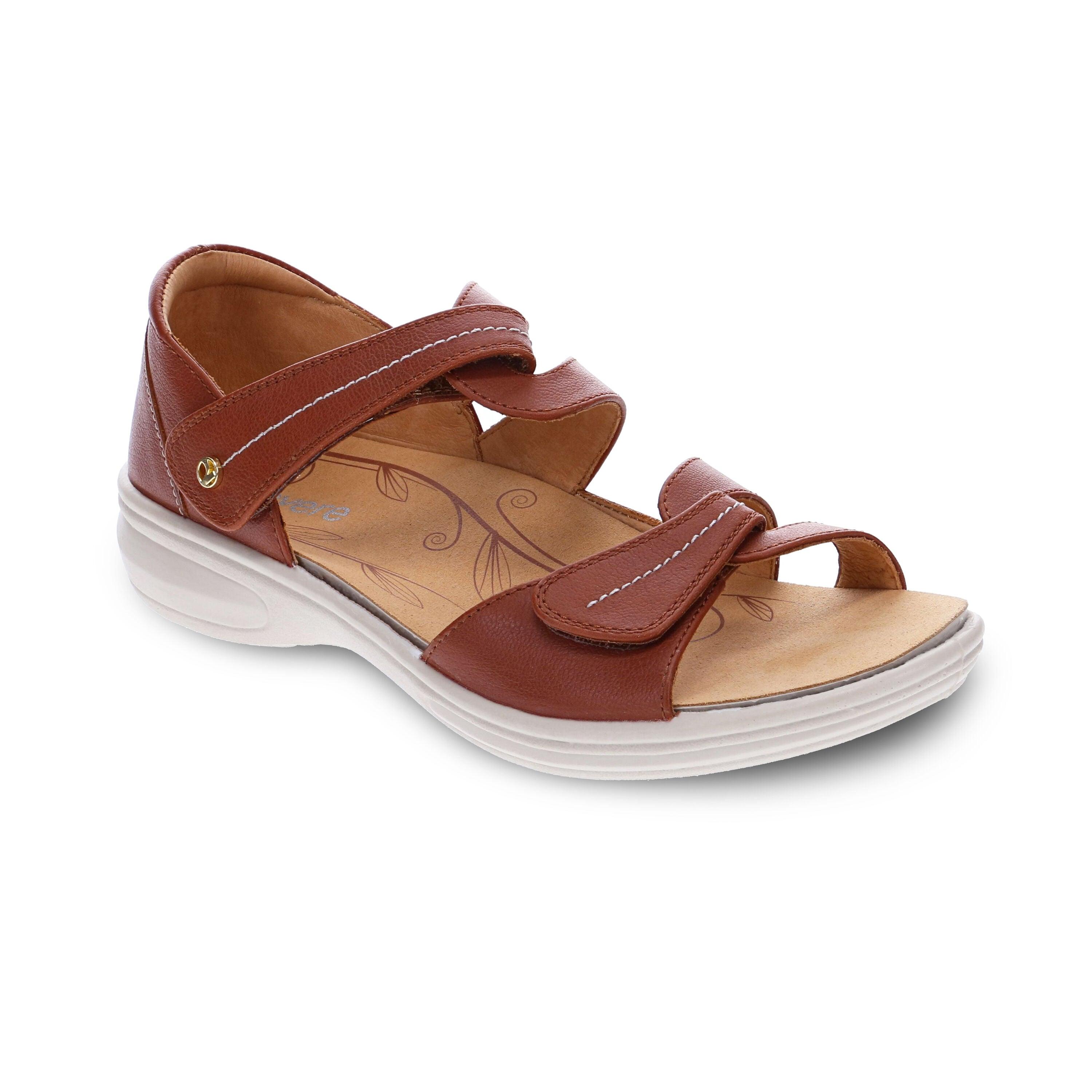 Geneva Closed Heel Leather Sandals - Revere Shoes