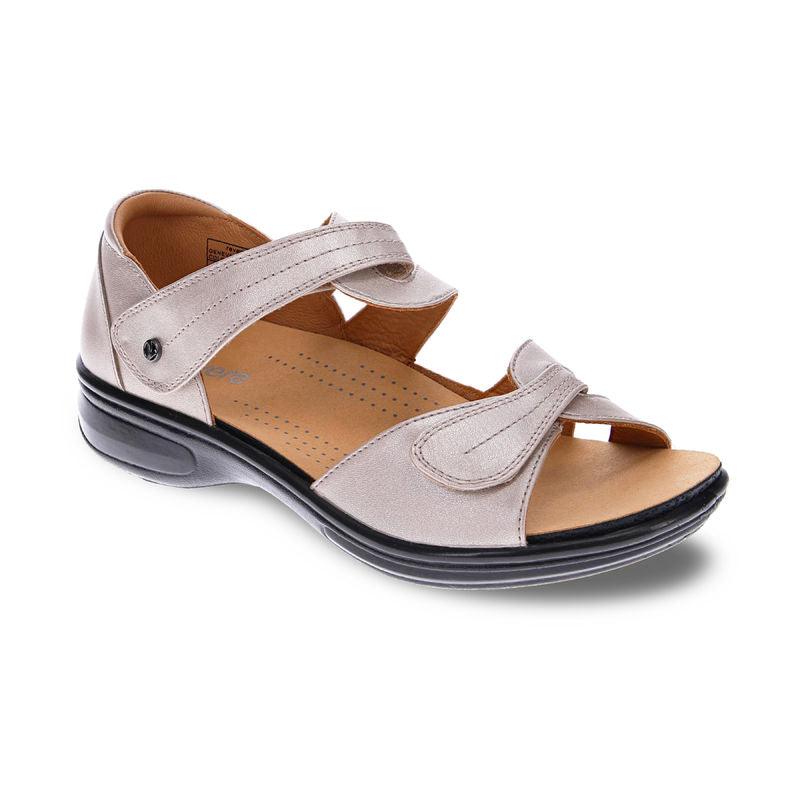 Geneva Closed Heel Leather Sandals - Revere Shoes